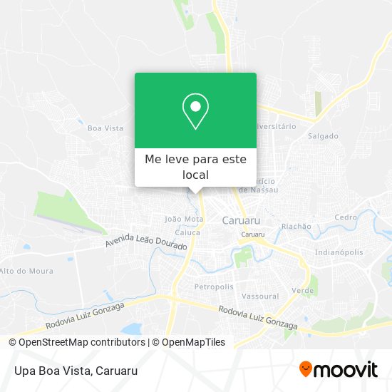 Upa Boa Vista mapa