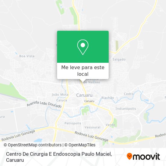 Centro De Cirurgia E Endoscopia Paulo Maciel mapa