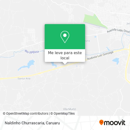 Naldinho Churrascaria mapa