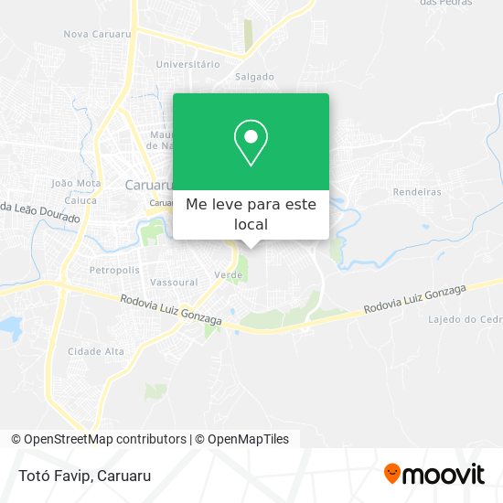 Totó Favip mapa
