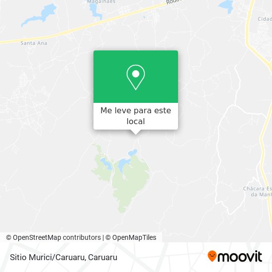 Sitio Murici/Caruaru mapa