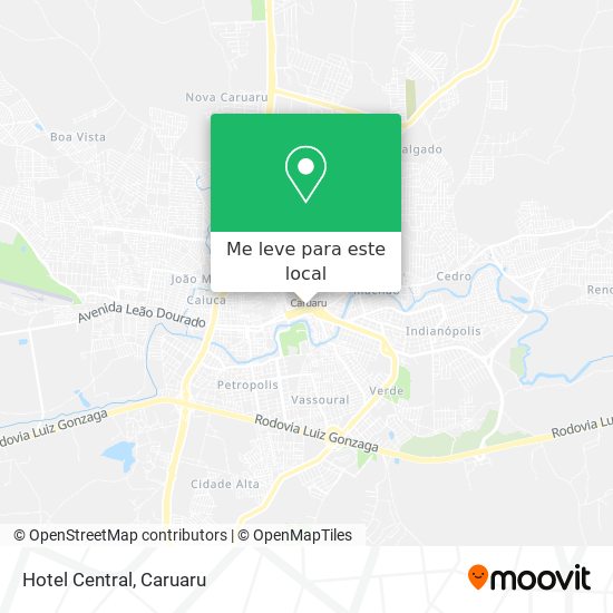 Hotel Central mapa