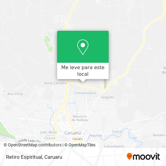 Retiro Espiritual mapa