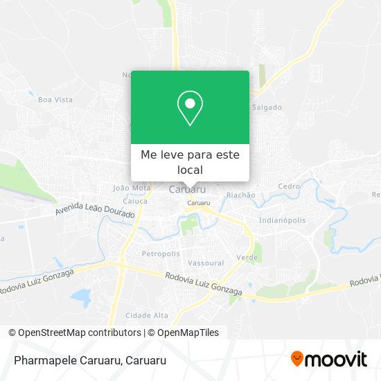 Pharmapele Caruaru mapa