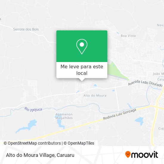 Alto do Moura Village mapa