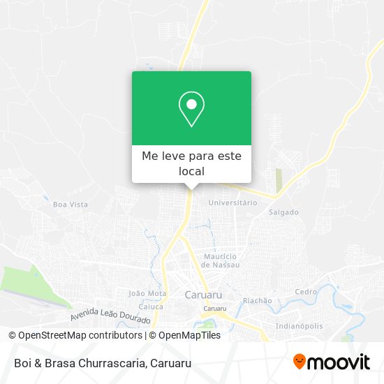Boi & Brasa Churrascaria mapa