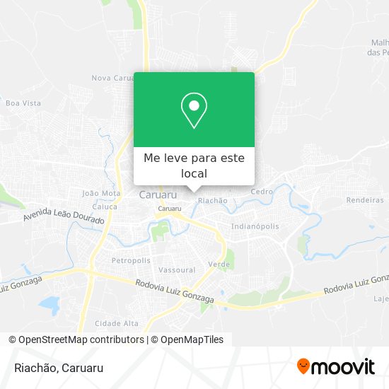 Riachão mapa