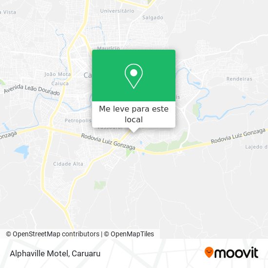 Alphaville Motel mapa