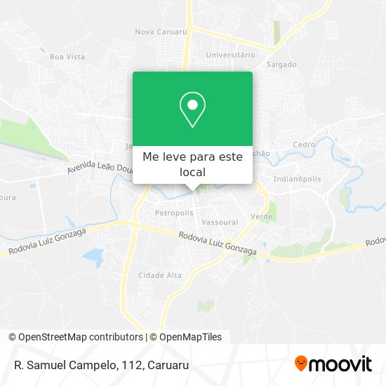 R. Samuel Campelo, 112 mapa