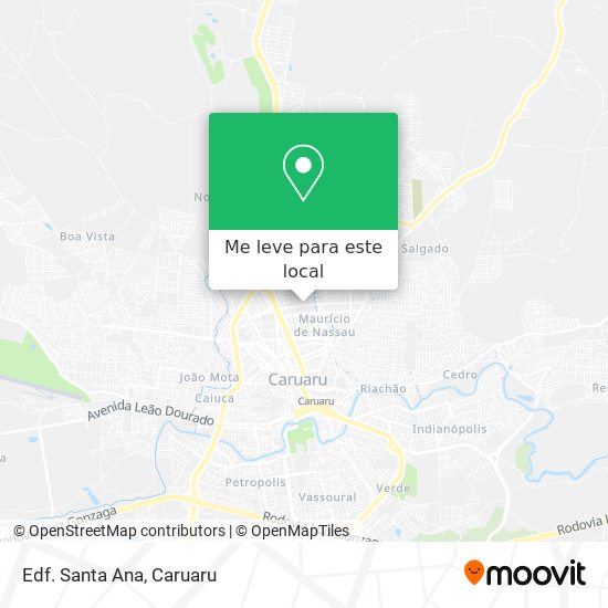 Edf. Santa Ana mapa