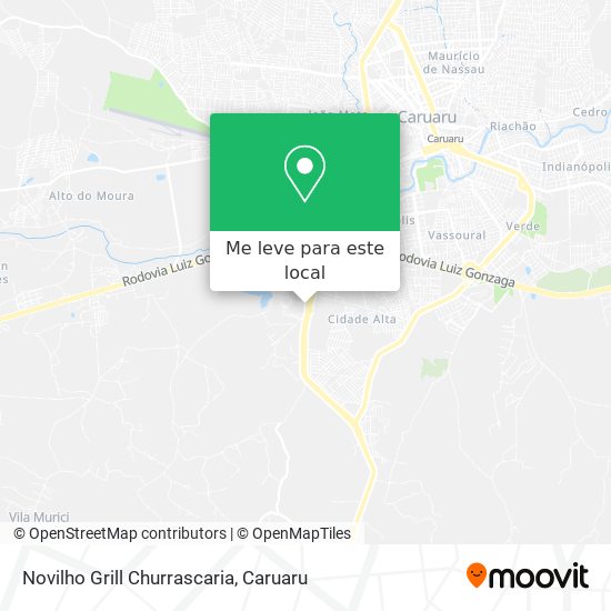 Novilho Grill Churrascaria mapa