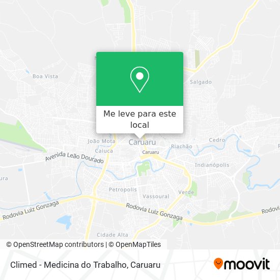 Climed - Medicina do Trabalho mapa