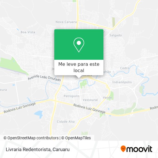 Livraria Redentorista mapa