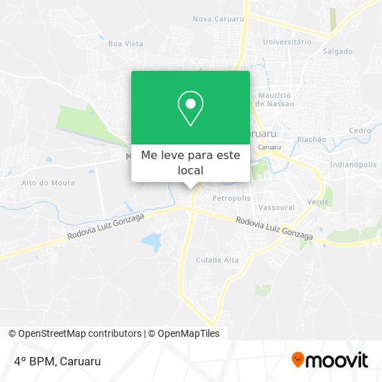 4º BPM mapa