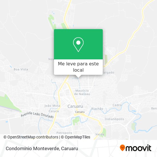 Condomínio Monteverde mapa