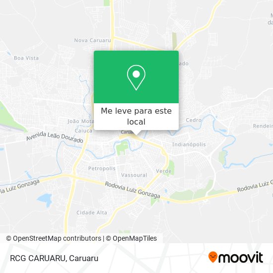 RCG CARUARU mapa