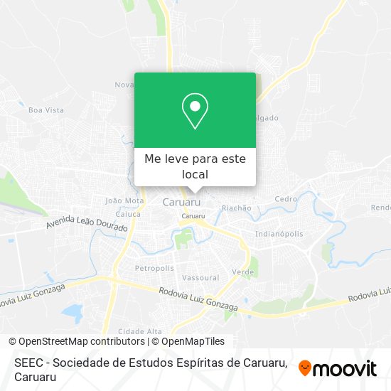 SEEC - Sociedade de Estudos Espíritas de Caruaru mapa