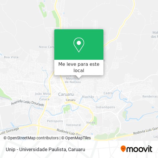 Unip - Universidade Paulista mapa