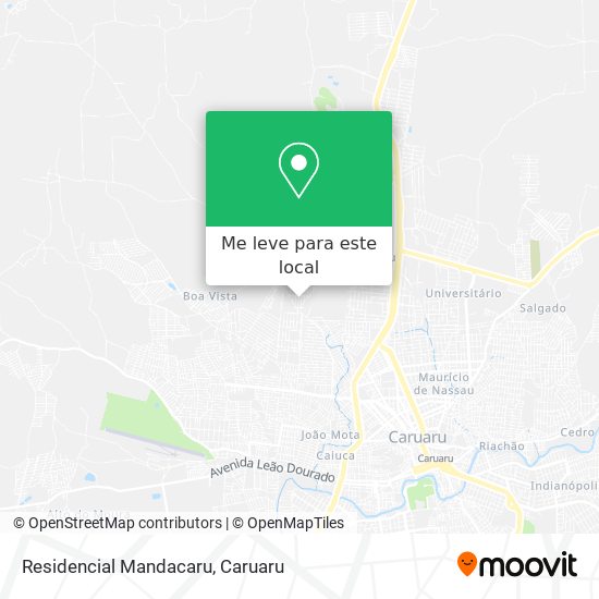 Residencial Mandacaru mapa