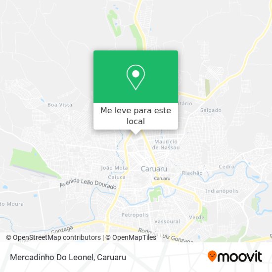 Mercadinho Do Leonel mapa