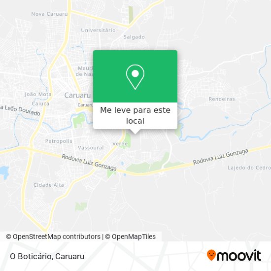 O Boticário mapa