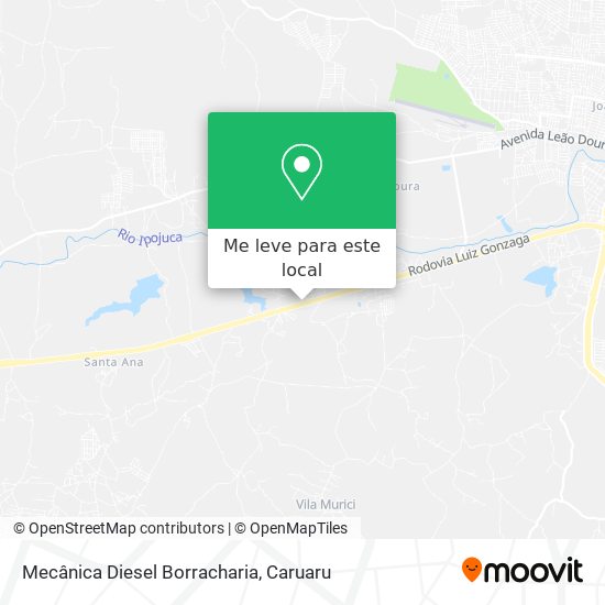 Mecânica Diesel Borracharia mapa