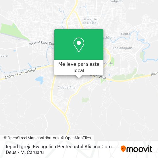 Iepad Igreja Evangelica Pentecostal Alianca Com Deus - M mapa