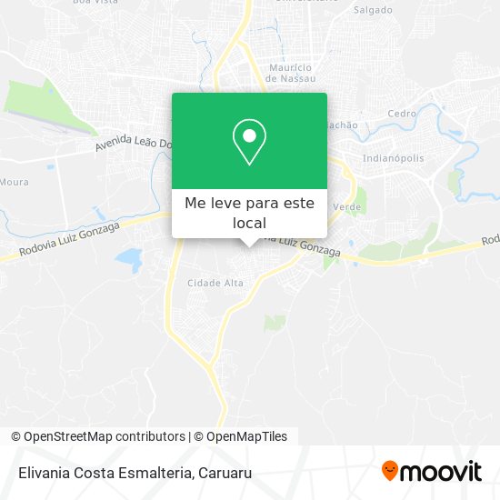 Elivania Costa Esmalteria mapa