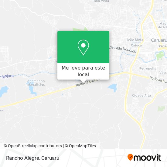 Rancho Alegre mapa