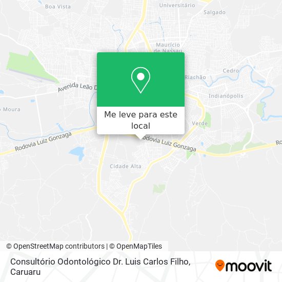 Consultório Odontológico Dr. Luis Carlos Filho mapa