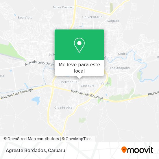 Agreste Bordados mapa