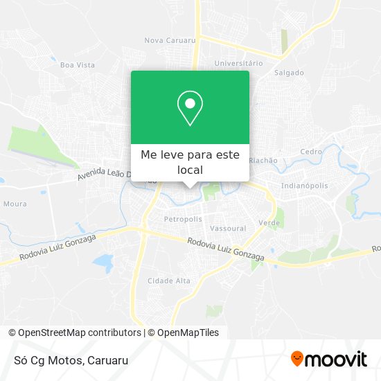Só Cg Motos mapa