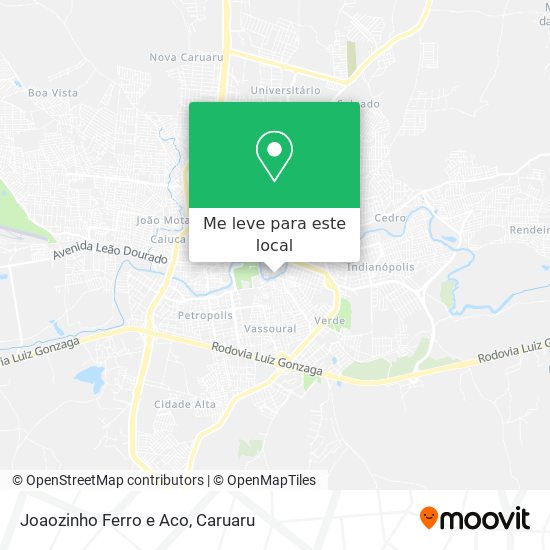 Joaozinho Ferro e Aco mapa