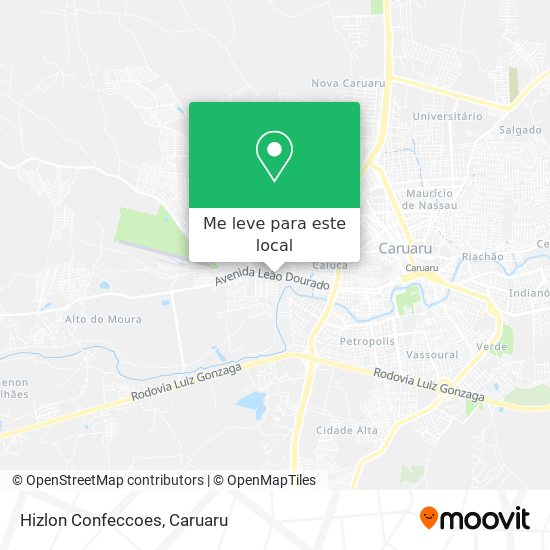 Hizlon Confeccoes mapa