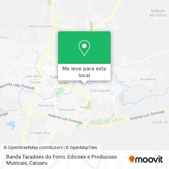 Banda Taradoes do Forro, Edicoes e Producoes Musicais mapa