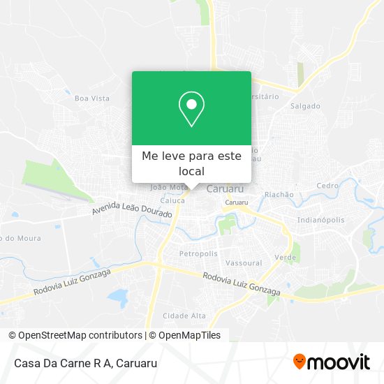 Casa Da Carne R A mapa