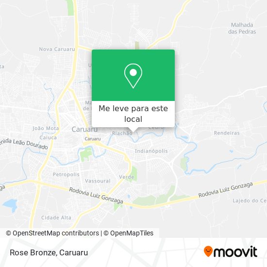 Rose Bronze mapa