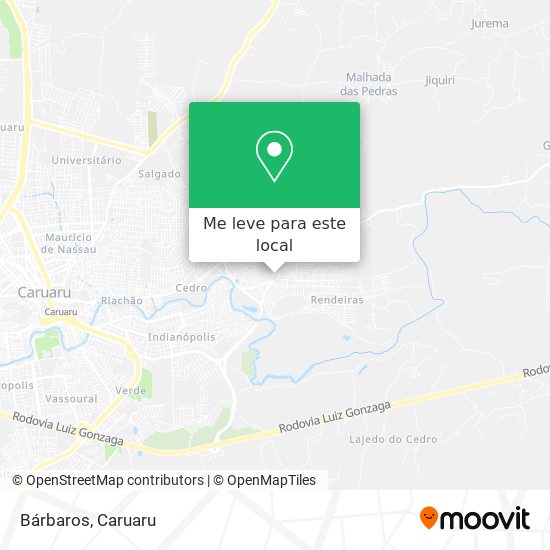 Bárbaros mapa