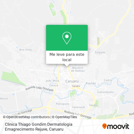 Clinica Thiago Gondim Dermatologia Emagrecimento Rejuve mapa