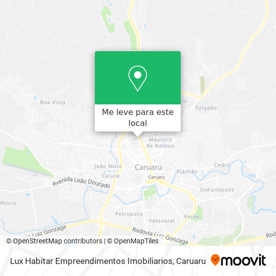 Lux Habitar Empreendimentos Imobiliarios mapa