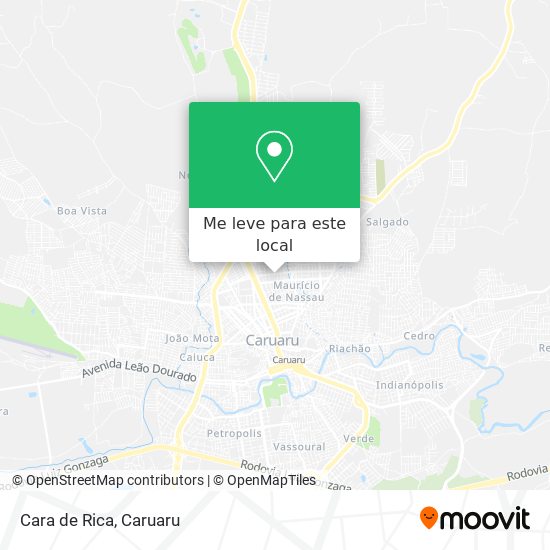 Cara de Rica mapa