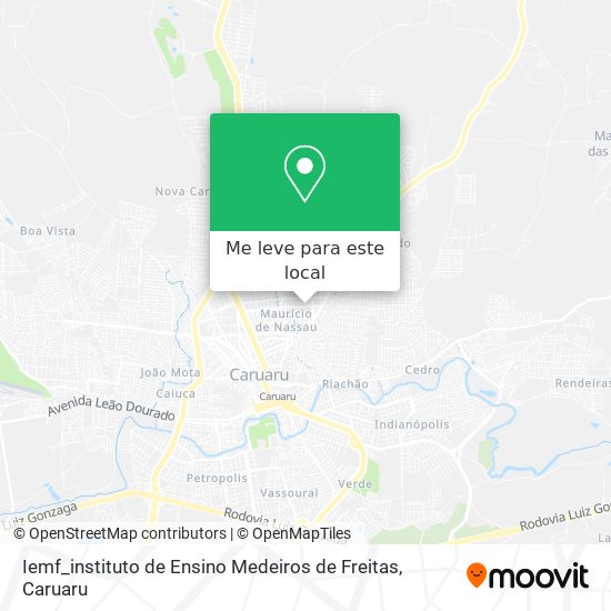 Iemf_instituto de Ensino Medeiros de Freitas mapa
