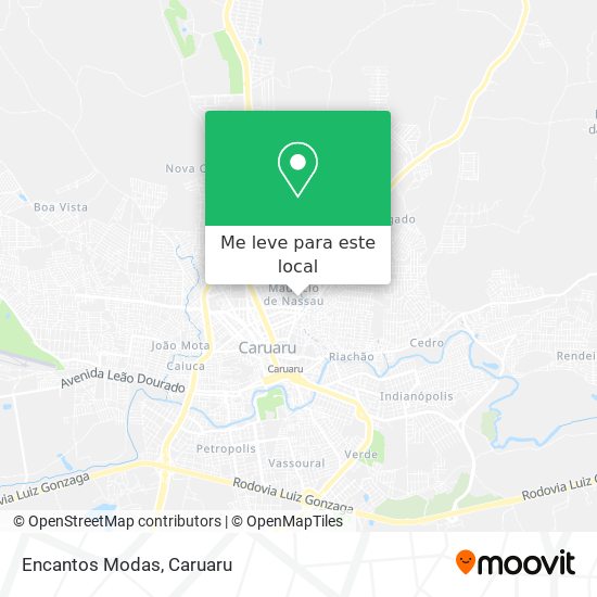 Encantos Modas mapa