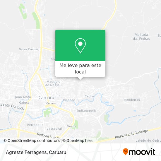 Agreste Ferragens mapa