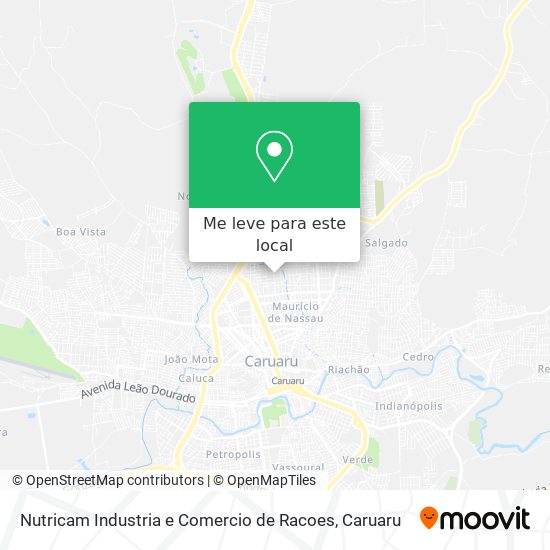 Nutricam Industria e Comercio de Racoes mapa