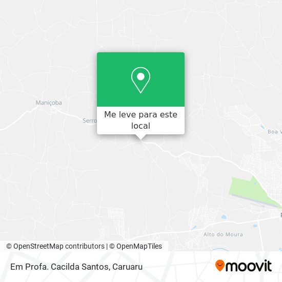 Em Profa. Cacilda Santos mapa
