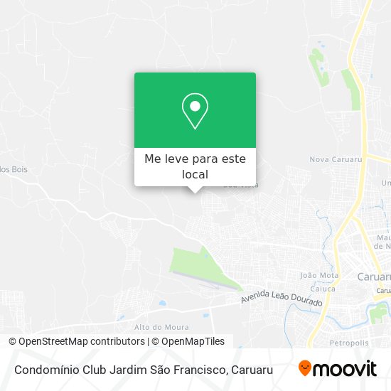 Condomínio Club Jardim São Francisco mapa