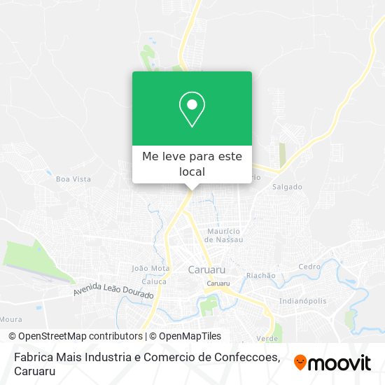 Fabrica Mais Industria e Comercio de Confeccoes mapa