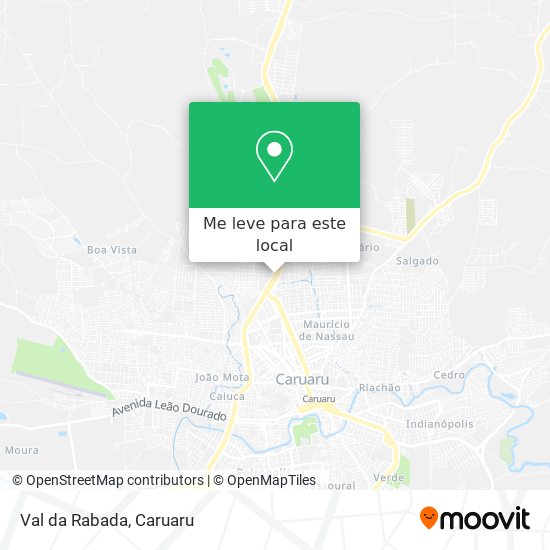 Val da Rabada mapa