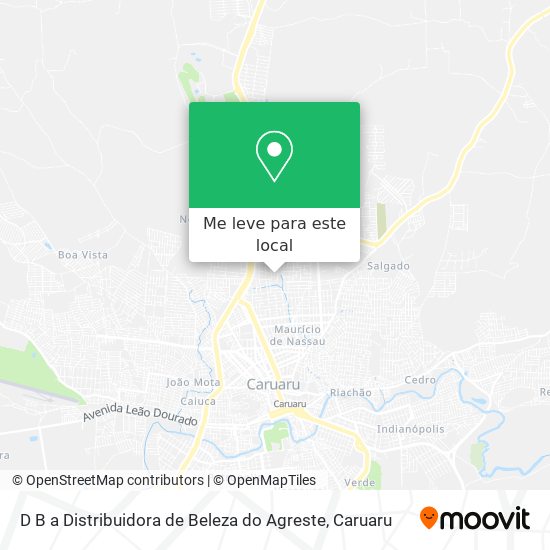 D B a Distribuidora de Beleza do Agreste mapa